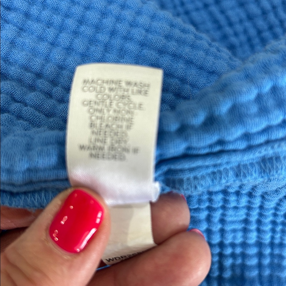 J Jill Cotton Gauze Drop Waist Dress - Picture 6 of 9